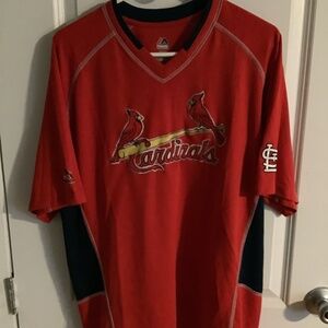 St Louis Cardinals MLB Warmup Jersey Mens Large